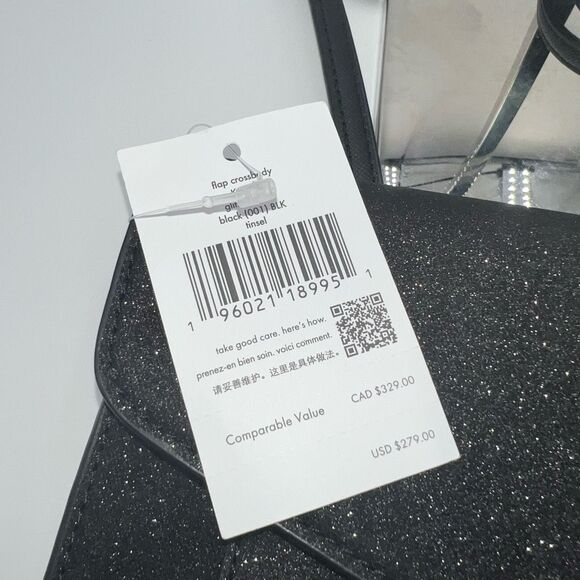 Kate Spade Flap Glitter Fabric Crossbody NEW! - Picture 9 of 10